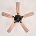 52" Wilburton Industrial Downrod Mount Reversible Ceiling Fan with Lighting and Remote Control - Sweatfully