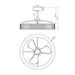 Perimost 29 Inch Lynn Golden Downrod Mount Luxury Fandelier with Remote Control - Sweatfully