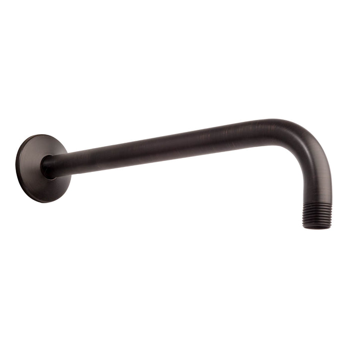 12 in. L-Shaped Shower Head Extension Arm (Oil-Rubbed Bronze Finish) - Sweatfully