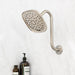 10.5 in. S-Shaped Stainless Steel Shower Head Extension Arm (Brushed Nickel Finish) - Sweatfully