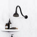 16 in. High-Arc Hook Shower Head Extension Arm (Oil-Rubbed Bronze Finish) - Sweatfully