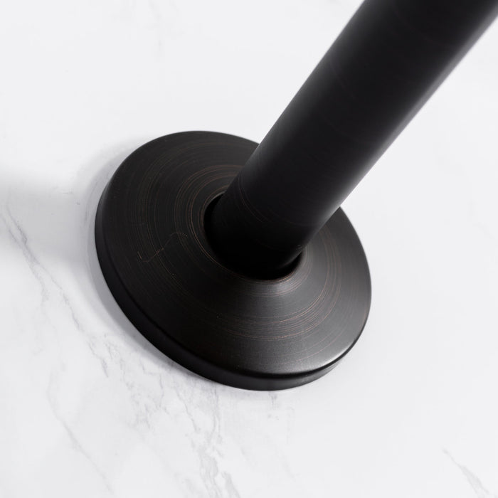 16 in. High-Arc Hook Shower Head Extension Arm (Oil-Rubbed Bronze Finish) - Sweatfully