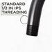 16 in. High-Arc Hook Shower Head Extension Arm (Oil-Rubbed Bronze Finish) - Sweatfully