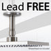 3 in. Shower Arm for Ceiling-Mounted Rainfall Showerhead (Brushed Nickel Finish) - Sweatfully
