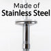 3 in. Shower Arm for Ceiling-Mounted Rainfall Showerhead (Chrome Finish) - Sweatfully