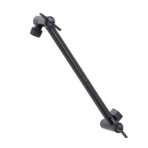 10 in. Solid Brass Shower Head Extension Arm (Oil-Rubbed Bronze Finish) - Sweatfully