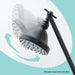 10 in. Solid Brass Shower Head Extension Arm (Black Finish) - Sweatfully