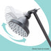 10 in. Solid Brass Shower Head Extension Arm (Oil-Rubbed Bronze Finish) - Sweatfully