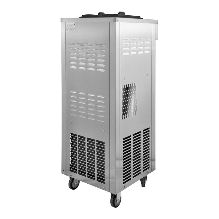 53" Freestanding 3 Flavors Commercial Soft Serve Yogurt Ice Cream Machine Maker With Auto Clean (92574031) - Sweatfully