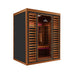 Peak Saunas Matterhorn 3-Person Indoor Full Spectrum Infrared Sauna with Two XL Medical-Grade Red Light Therapy Panels & Smart WiFi App Control - Sweatfully