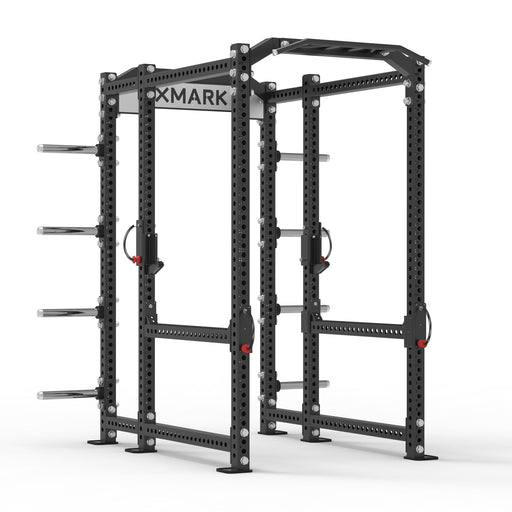 XMARK Viper Power Rack with Storage & Flip Down Safeties XM-5560-24 - Sweatfully