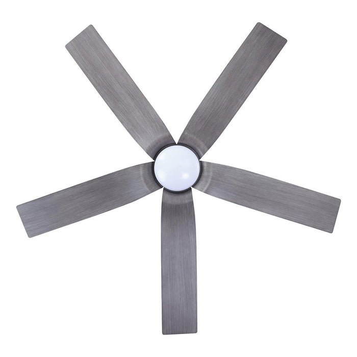 56" Genoa Farmhouse DC Motor Downrod Mount Reversible Ceiling Fan with Lighting and Remote Control - Sweatfully