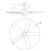 56" Genoa Farmhouse DC Motor Downrod Mount Reversible Ceiling Fan with Lighting and Remote Control - Sweatfully