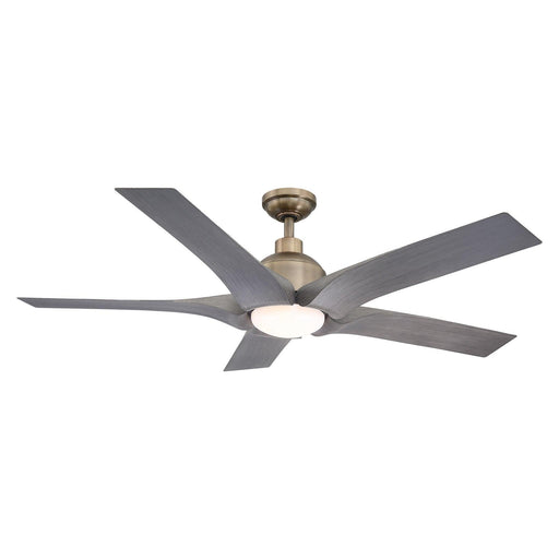 56" Genoa Farmhouse DC Motor Downrod Mount Reversible Ceiling Fan with Lighting and Remote Control - Sweatfully