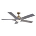 56" Genoa Farmhouse DC Motor Downrod Mount Reversible Ceiling Fan with Lighting and Remote Control - Sweatfully