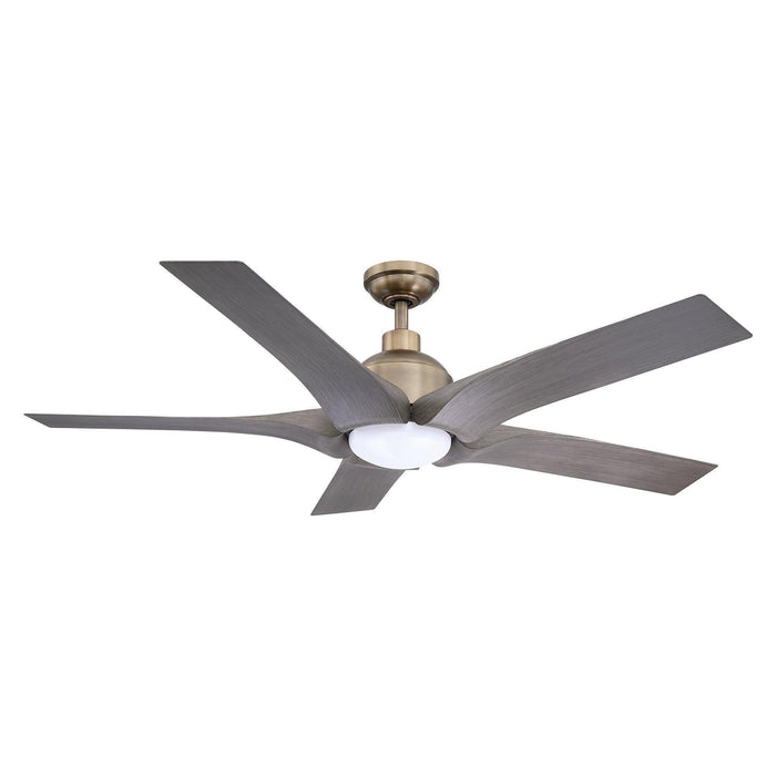 56" Genoa Farmhouse DC Motor Downrod Mount Reversible Ceiling Fan with Lighting and Remote Control - Sweatfully