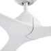 56" Modern DC Motor Downrod Mount Reversible Ceiling Fan with Remote Control - Sweatfully