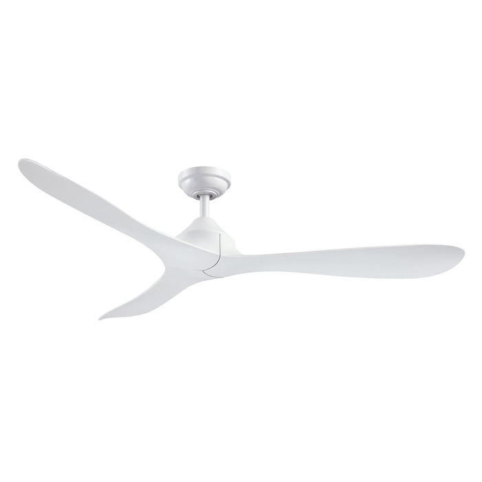 56" Modern DC Motor Downrod Mount Reversible Ceiling Fan with Remote Control - Sweatfully