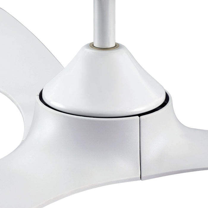 56" Modern DC Motor Downrod Mount Reversible Ceiling Fan with Remote Control - Sweatfully