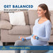 Pregnancy Ball for Maternity, Labor and Birth.  Includes Pregnancy Guide.  (Rose) - Sweatfully