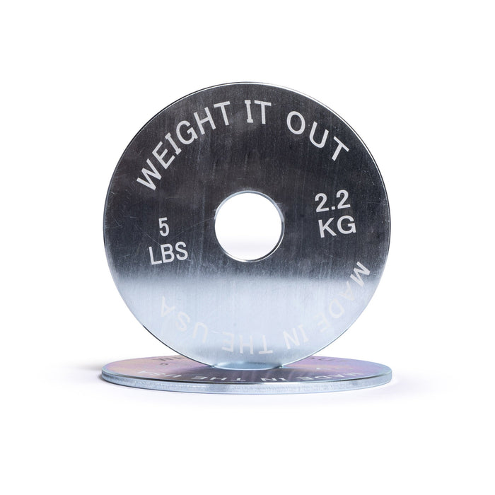 Solid Steel Calibrated Weight Plate Pairs - Sweatfully