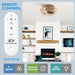 14" Farmhouse DC Motor Flush Mount Reversible Iron Ceiling Fan with LED Lighting and Remote Control - Sweatfully