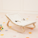 Avenlur Nest Wooden Baby Rocker – Natural Infant Lounger with Soft Padded Seat - Sweatfully