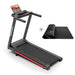 DeerRun A1 Pro Move+  6% Incline Foldable Treadmill——2025 Upgraded Chip & NFC Support | 350Lbs, 10mph Black - Sweatfully