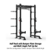 XMARK Viper Half Power Rack XM-5350 - Sweatfully