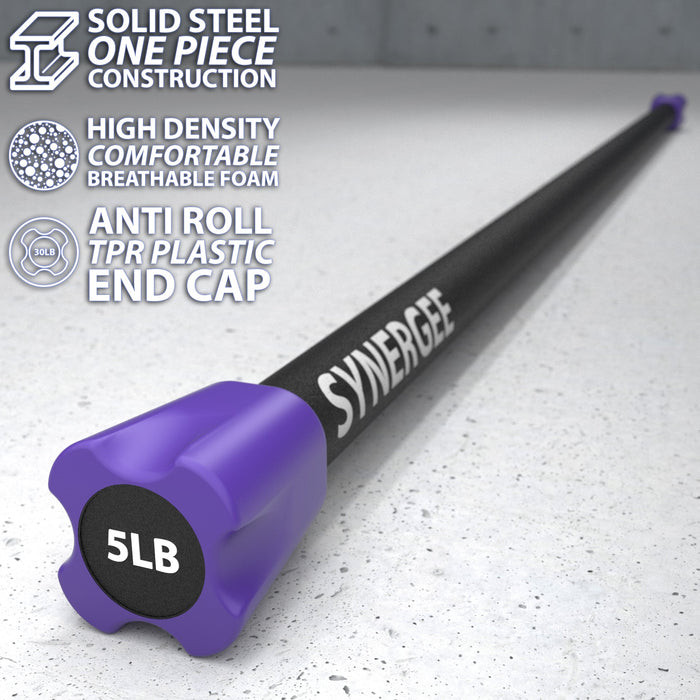 Synergee Weighted Workout Bars - Sweatfully