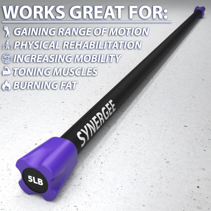 Synergee Weighted Workout Bars - Sweatfully