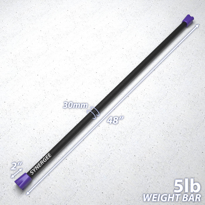 Synergee Weighted Workout Bars - Sweatfully