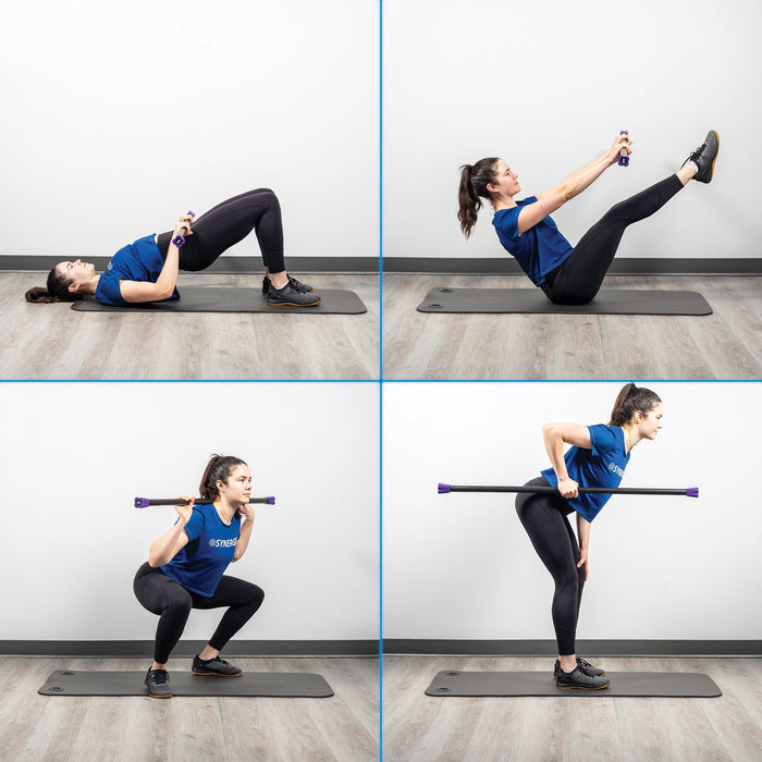 Synergee Weighted Workout Bars - Sweatfully