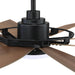 60" Antone Industrial DC Motor Downrod Mount Reversible Ceiling Fan with Lighting and Remote Control - Sweatfully