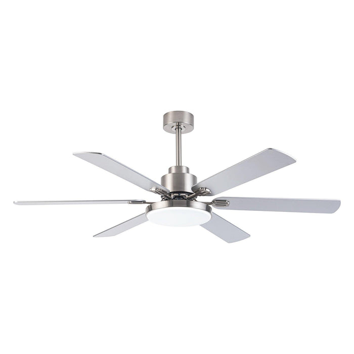 60" Lucknow Modern Ceiling Fan with Lighting and Remote Control - Sweatfully