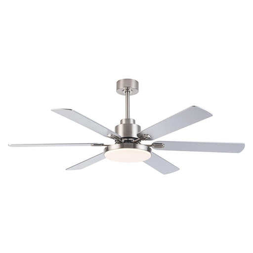 60" Lucknow Modern Ceiling Fan with Lighting and Remote Control - Sweatfully