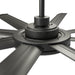 60" Industrial DC Motor Downrod Mount Ceiling Fan with Lighting and Remote Control - Sweatfully