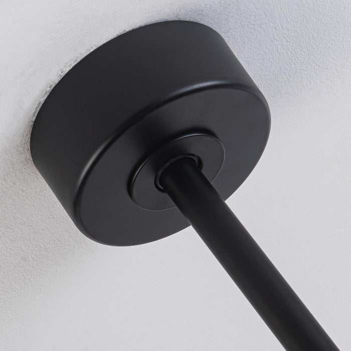 60" Industrial DC Motor Downrod Mount Reversible Ceiling Fan with Lighting and Remote Control - Sweatfully