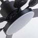 60" Industrial DC Motor Downrod Mount Reversible Ceiling Fan with Lighting and Remote Control - Sweatfully