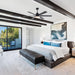 60" Industrial DC Motor Downrod Mount Reversible Ceiling Fan with Lighting and Remote Control - Sweatfully