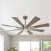 60" Oretha Windmill DC Ceiling Fan with LED Lighting - Sweatfully