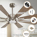 60" Oretha Windmill DC Ceiling Fan with LED Lighting - Sweatfully