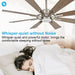 60" Oretha Windmill DC Ceiling Fan with LED Lighting - Sweatfully