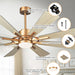 60" Oretha Windmill DC Ceiling Fan with LED Lighting - Sweatfully