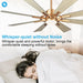 60" Oretha Windmill DC Ceiling Fan with LED Lighting - Sweatfully