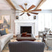 60" Oretha Windmill DC Ceiling Fan with LED Lighting - Sweatfully