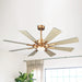 60" Oretha Windmill DC Ceiling Fan with LED Lighting - Sweatfully