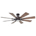 60" Oretha Windmill DC Ceiling Fan with LED Lighting - Sweatfully