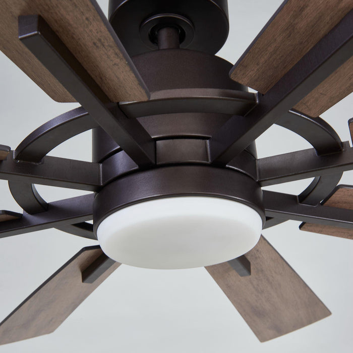 60" Oretha Windmill DC Ceiling Fan with LED Lighting - Sweatfully