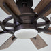60" Oretha Windmill DC Ceiling Fan with LED Lighting - Sweatfully